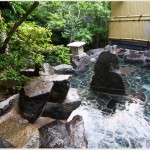 福岡　泰泉閣　露天風呂の写真