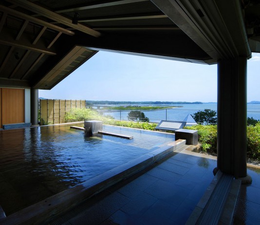 松島一の坊　露天風呂の写真