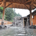 久瀬温泉　白瀧の湯　露天風呂