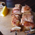 キジの串焼き