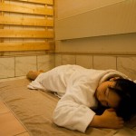 全室に付いている岩盤浴サウナ