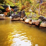 旅館御岳　露天風呂