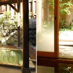 客室露天風呂以外にも大浴場と3つの貸切風呂がある山水閣