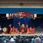 神楽ドームでの神楽公演