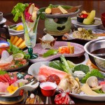 一心舘の夕食写真