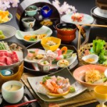 自在荘の夕食写真