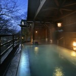 自在荘の露天風呂写真