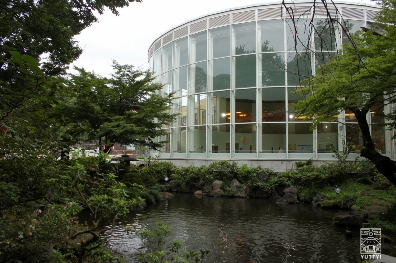 豊島園 庭の湯の日本庭園の写真