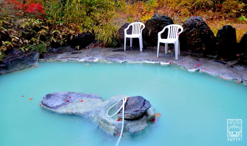 長野・七味温泉「山王荘」の温泉の写真