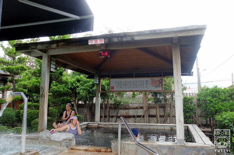 四重渓温泉 清泉日式温泉旅館の露天風呂の写真