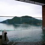 漣亭の露天風呂の写真