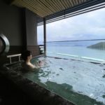 漣亭の露天風呂の写真